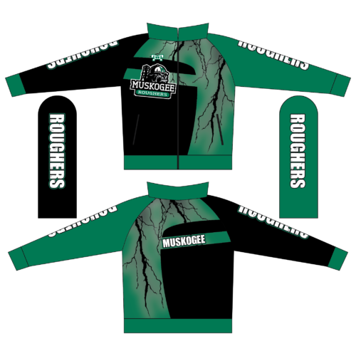 Muskogee Roughers Black Lightning Full Zip