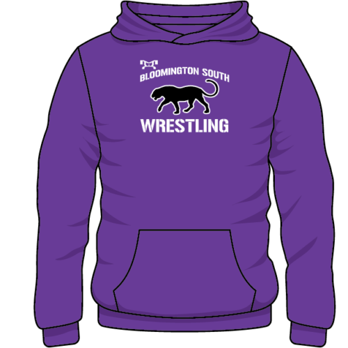 Bloomington South Custom Purple Hoodie