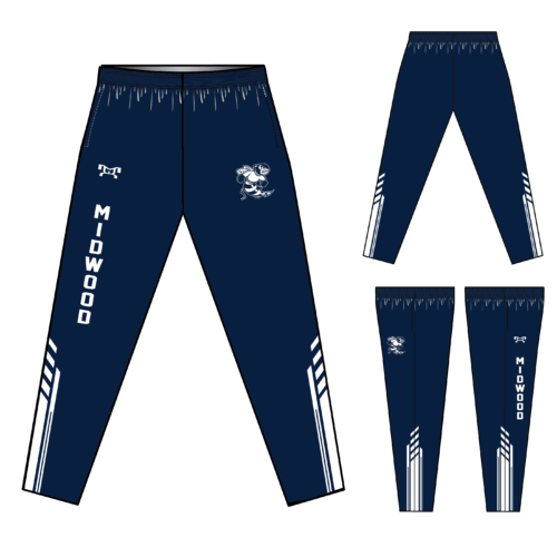 Midwood Sublimated Tapered Pants W/ Zipper