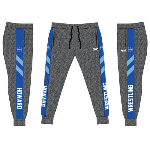 Howard School of Technology Custom Joggers   (Heathered fabric may vary in color & texture)