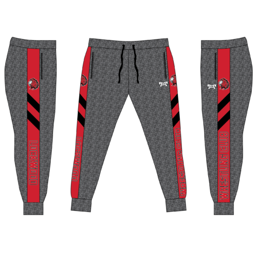 Lockwood Wrestling Custom Joggers  (Heathered fabric may vary in color & texture)