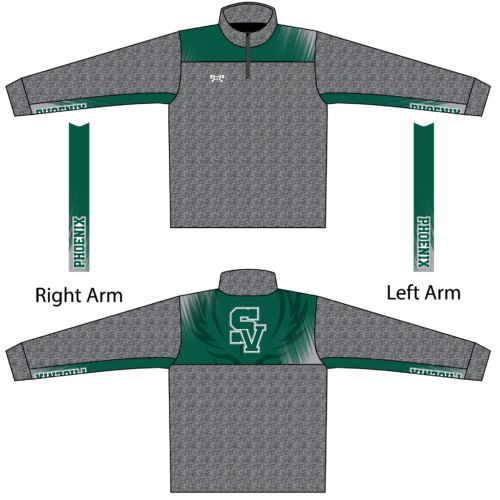 Sugar Valley Heathered Quarter Zip  (Heathered fabric may vary in color & texture)  2023