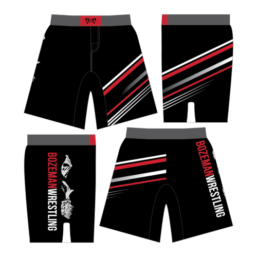 Bozeman Wrestling Club Custom Fight Shorts
