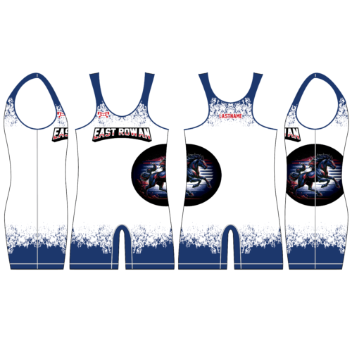 East Rowan MEN'S WHITE Singlet