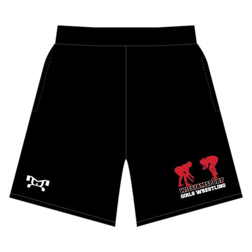 williamsport girls wrestling Custom Mesh Shorts