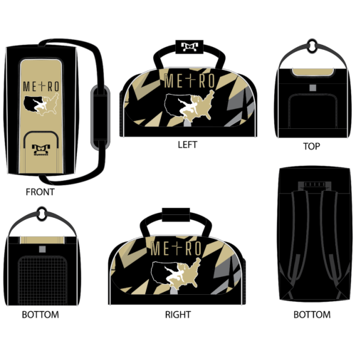 Metro Grappling Custom Conversion Duffel Bag
