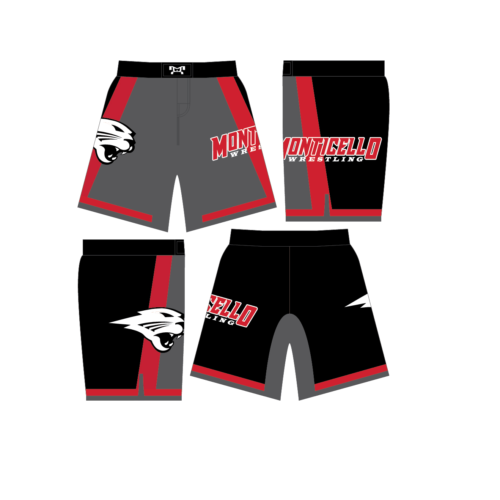 Monticello Wrestling Custom Fight Shorts