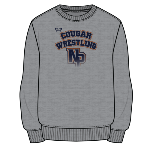 North Putnam HS Sublimated Decal Grey Crewneck