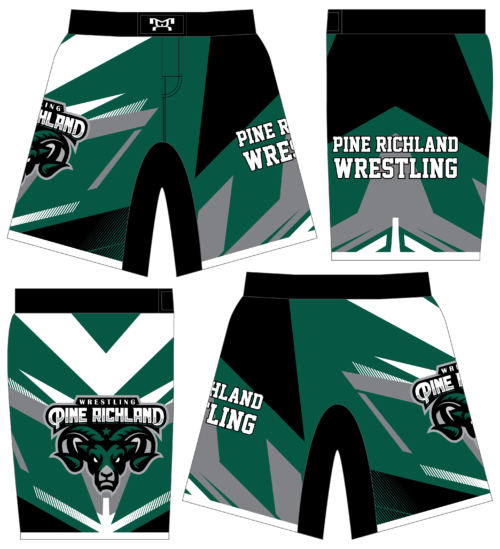 Pine Richland Wrestling Club Custom Fight Shorts