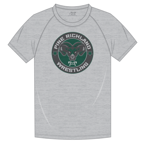 Pine Richland Wrestling Club Custom Sublimated Decal T Shirt