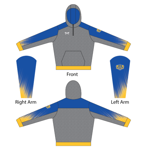 Prescott High School Custom Quarter Zip Hoodie