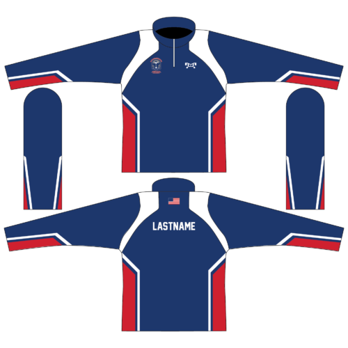 Stars and Stripes Blue Custom Quarter Zip