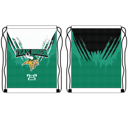 Team Green Elementary Wrestling Custom Sack Pack