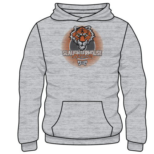 Slaughterhouse Custom Sublimated Decal Grey Hoodie