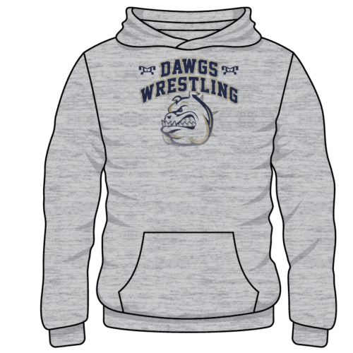 Fairdale High School Custom Sublimated Decal  Grey Hoodie