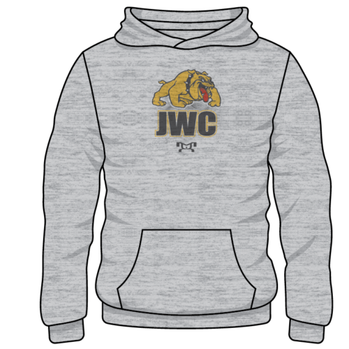JWC Custom Sublimated Decal Grey Hoodie