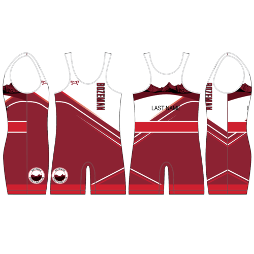 Bozeman Wrestling Club Red Singlet