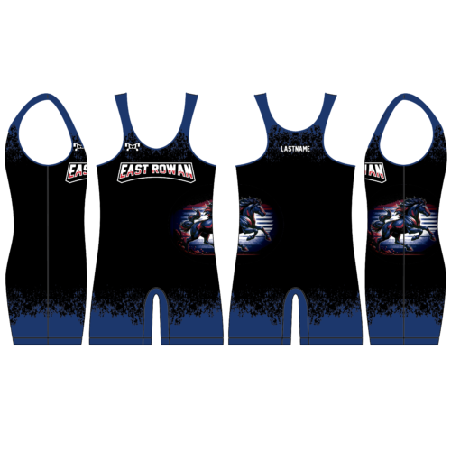 East Rowan MEN'S BLACK Singlet