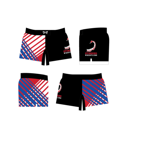 STINGERS Women's Custom Black Fight Shorts