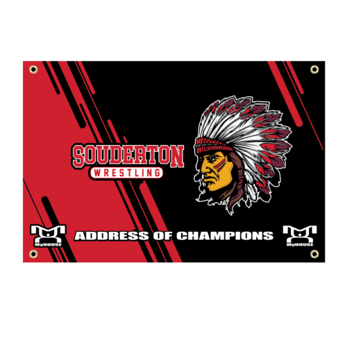 Souderton Wrestling Custom Team Banner