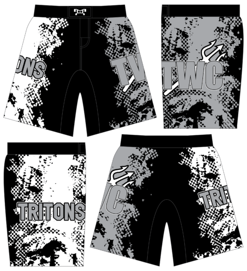Tritons Wrestling Club Custom Fight Shorts