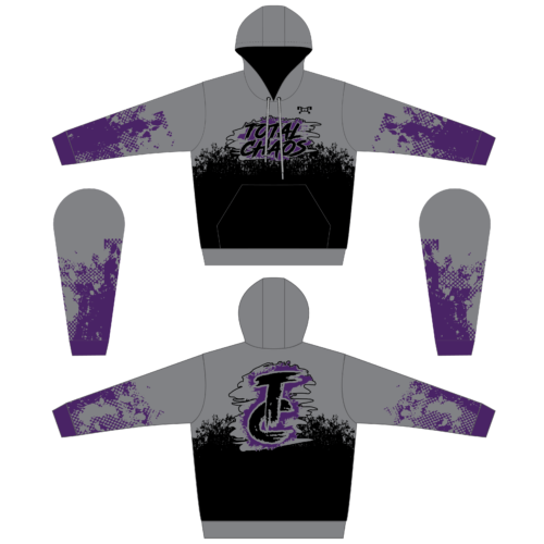Total Chaos Wrestling Club Custom Sublimated Hoodie