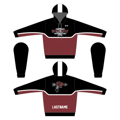Antioch Predators Wrestling Sublimated  Hoodie