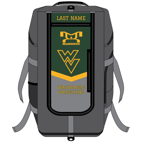 WAUBONSIE WRESTLING Hybrid Gear Bag (THIS WILL SHIP IN 6-8 WEEKS)****