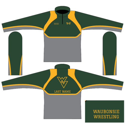 WAUBONSIE WRESTLING Men's Quarter Zip