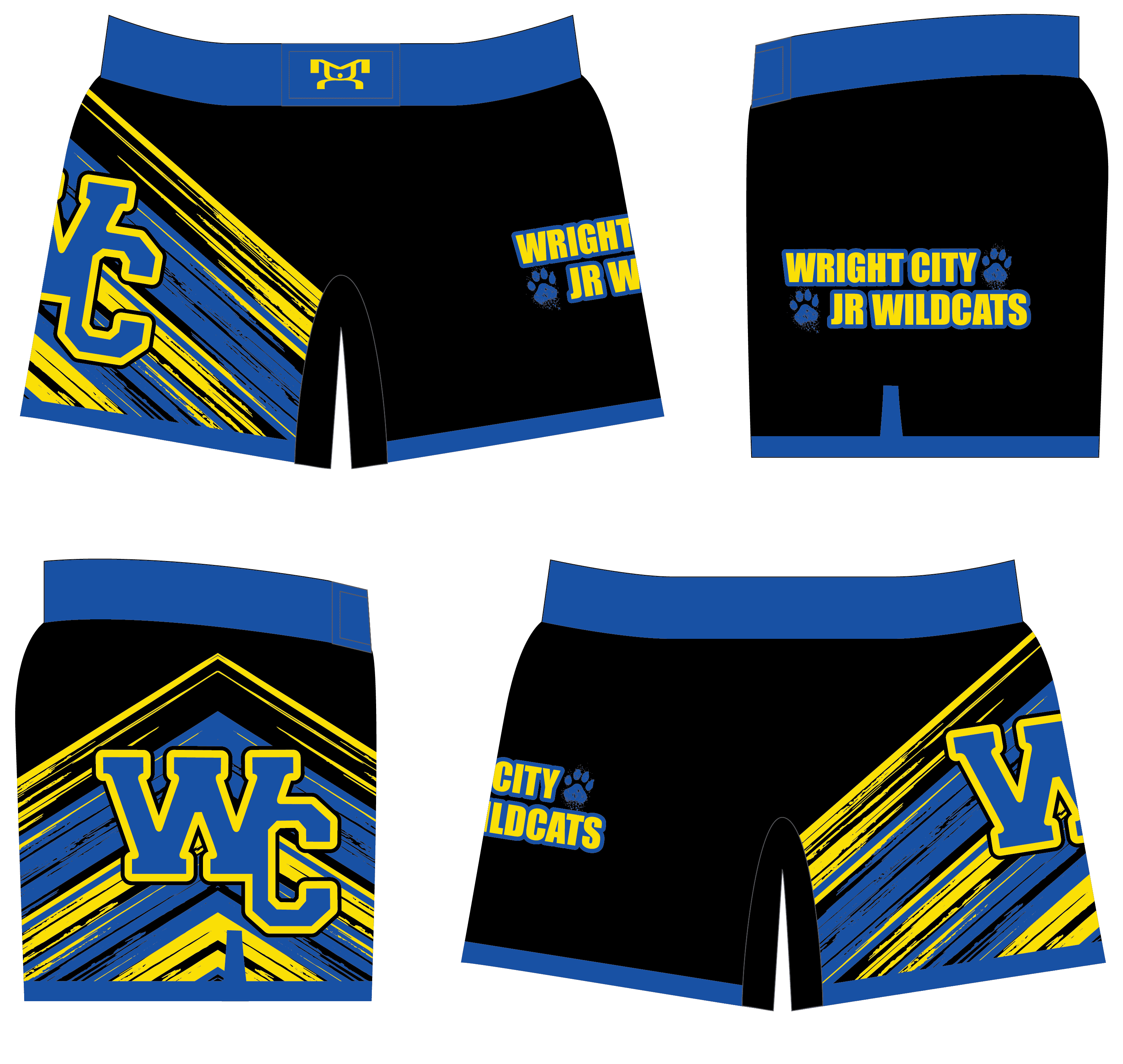 Wright City Custom Women’s Fight Shorts MyHOUSE Sports Gear