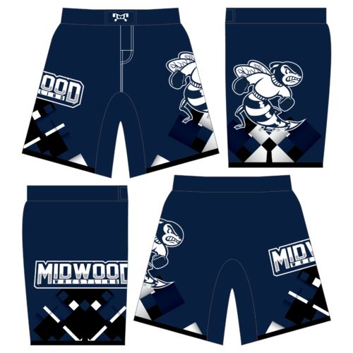 Midwood Navy Custom Fight Shorts