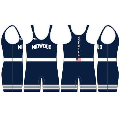 Midwood Men's Custom Navy Singlet