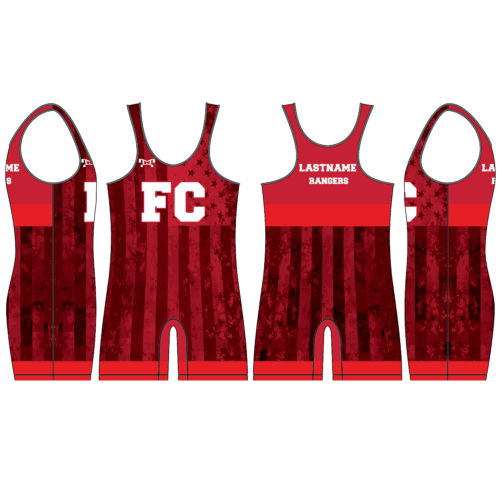 Fort Cherry Youth CUSTOM Red Singlet