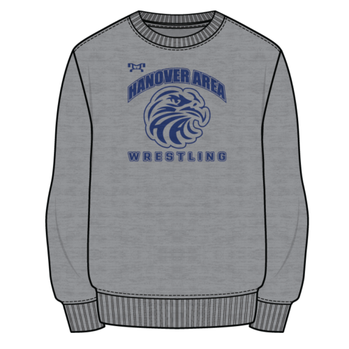 Hanover Area Sublimated Decal Grey Crewneck