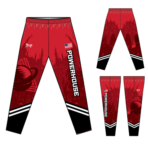 Powerhouse MMA Sublimated Tapered Pants W/ Zipper