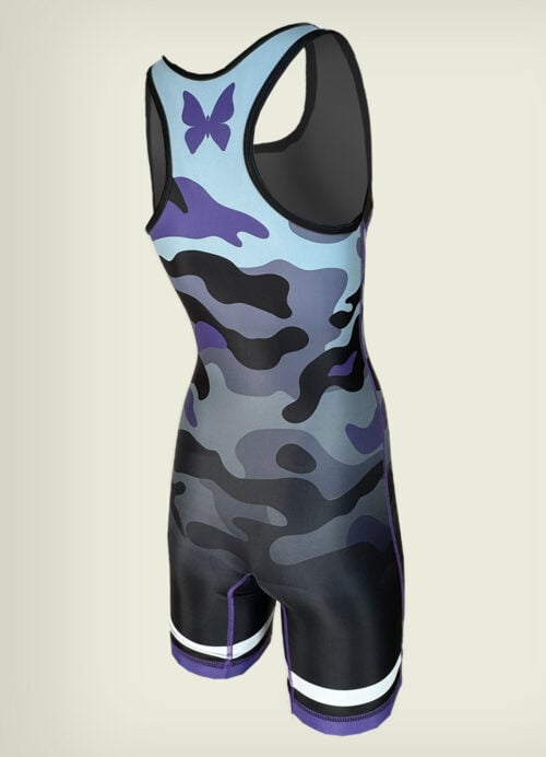 Azure Camo Women's Singlet - Image 3
