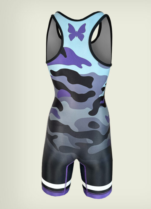 Azure Camo Women's Singlet - Image 2