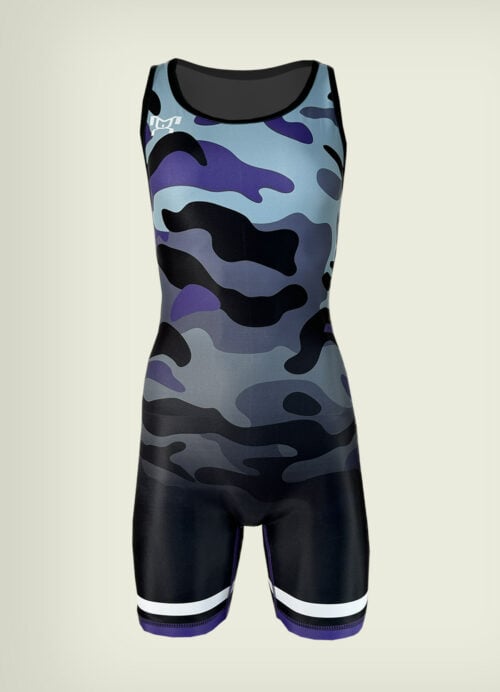 Azure Camo Women's Singlet