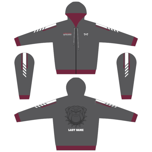 Abington  Sublimated Full Zip Hoodie
