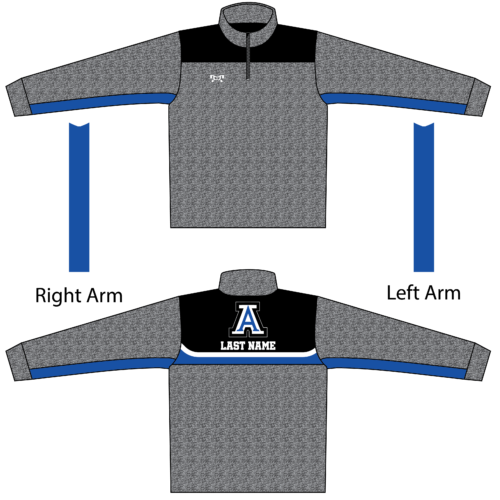 Acalanes Heathered Quarter Zip  (Heathered fabric may vary in color & texture)