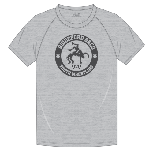 Biddeford Saco Youth Wrestling Custom Sublimated Decal T Shirt