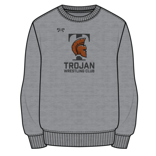 York Suburban Sublimated Decal Grey Crewneck