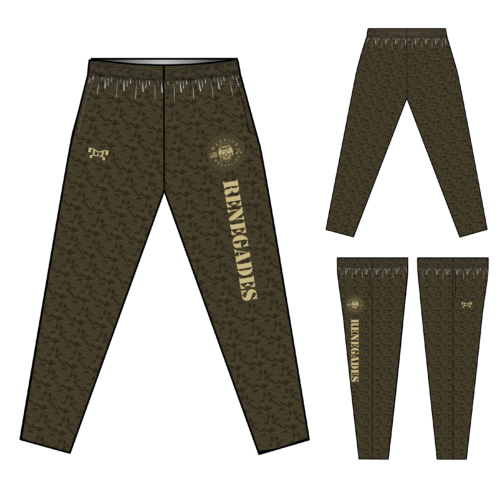 Warrior Wrestling PA Sublimated Tapered Pants W/ Zipper 2023