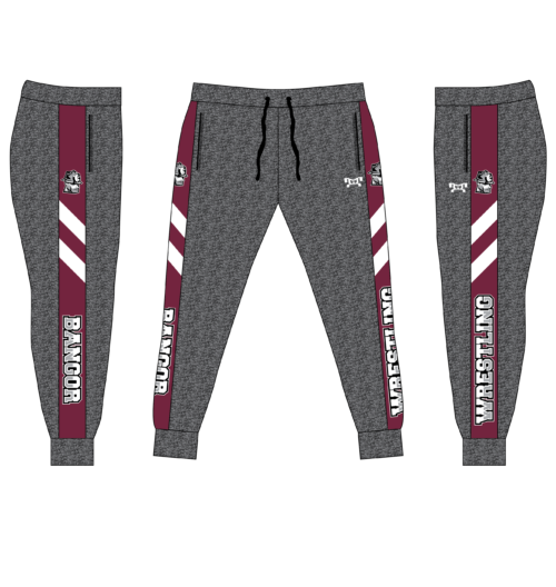 High School Bangor Custom Joggers   (Heathered fabric may vary in color & texture)