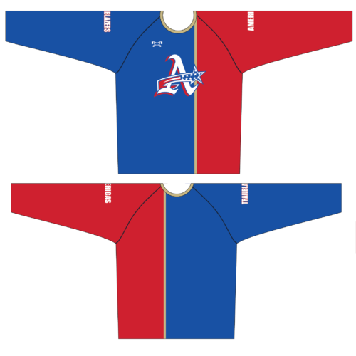 Americas HS Long Sleeve Split Dri-Fit