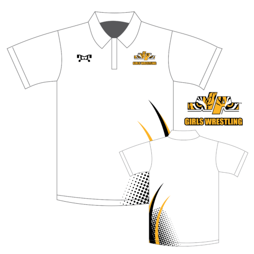 NA Girls HS White Custom Polo