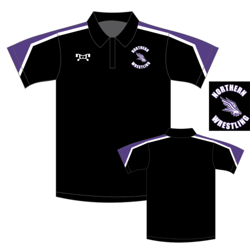 Northern Guilford Black Custom  Polo Shirt