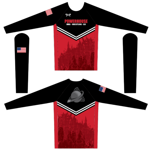 Powerhouse MMA Custom Long Sleeve Compression Shirt