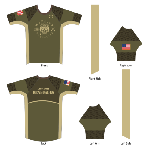 Warrior Wrestling PA Compression Shirt 2023