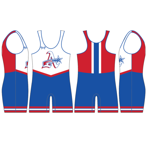 Americas HS Men's Red , White & Blue Singlet